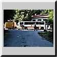 Vyjíždíme od autobusu
